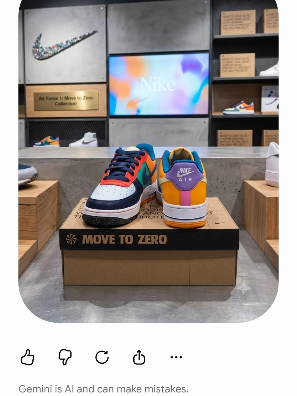 Nike Kids Multicolor Low Top Sneakers — Navy, Orange, Teal & Purple